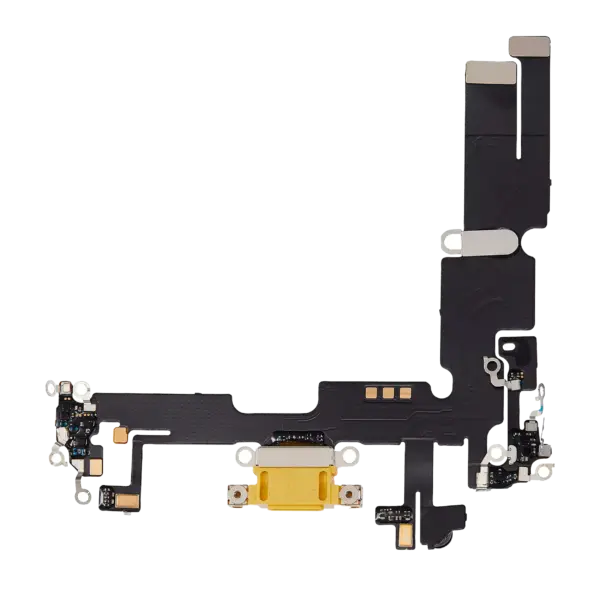 Charging Port Flex Cable For iPhone 14 Plus (Aftermarket Plus) (Yellow)