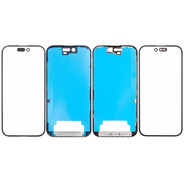 3 in 1 (Glass With OCA Pre-Installed + Frame) For iPhone 16 (OCA Master)