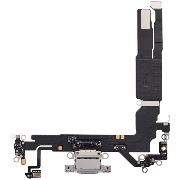 Charging Port Flex Cable Compatible For iPhone 17 (Premium) (Lavender)