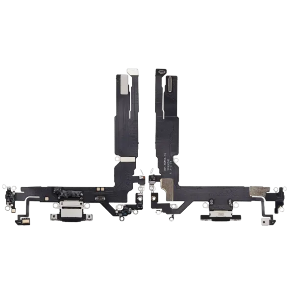 Charging Port Flex Cable For iPhone 17 (Aftermarket Plus) (Black)