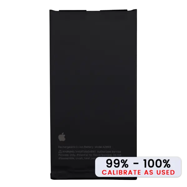 Replacement Battery for iPhone 14 (Used OEM Pull: Grade A / SOH 99% to 100%)