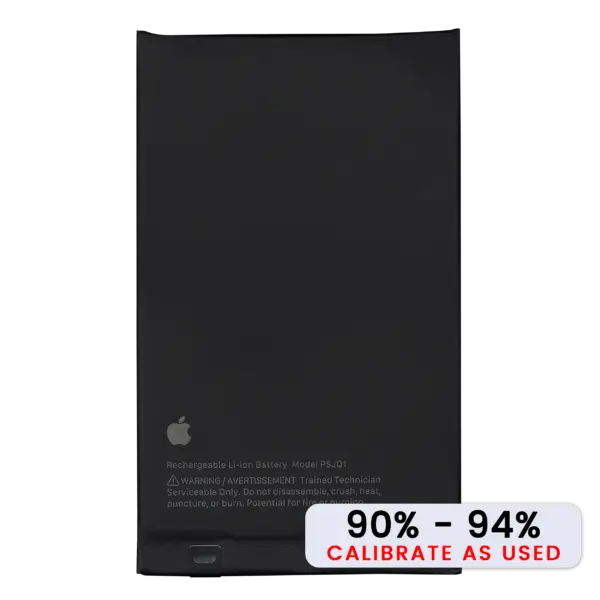 Replacement Battery for iPhone 16 (Used OEM Pull: Grade C / SOH 90% to 94%)