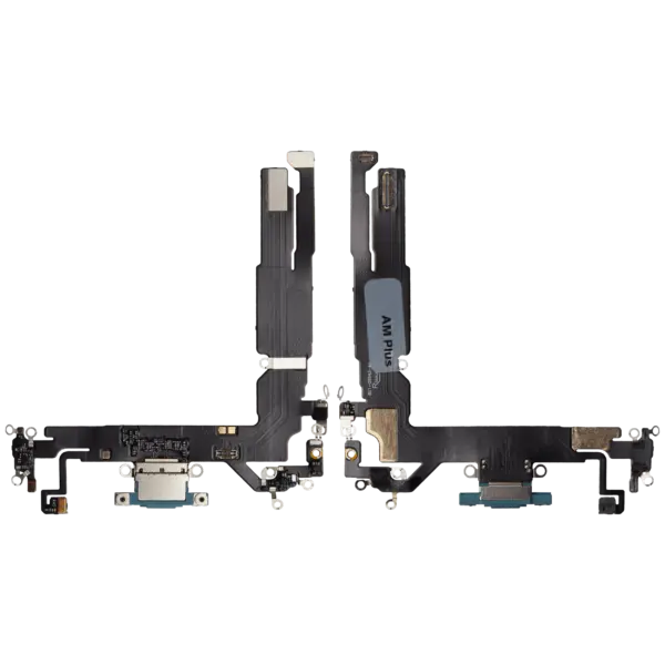 Charging Port Flex Cable For iPhone 16 (Aftermarket Plus) (Teal)