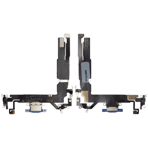 Charging Port Flex Cable For iPhone 16 (Aftermarket Plus) (Ultramarine)