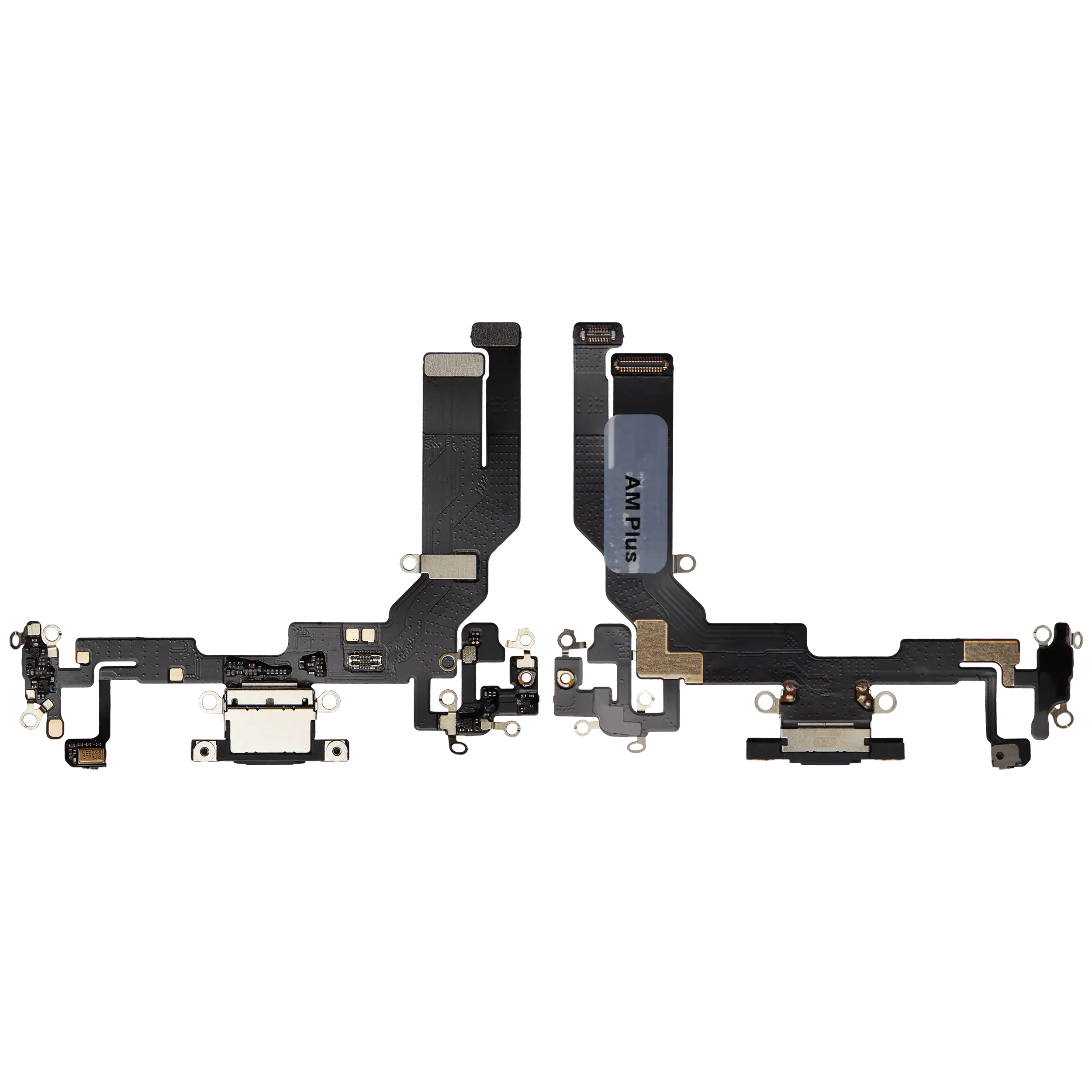 Charging Port Flex Cable For iPhone 16e / 17e (Aftermarket Plus) (Black)