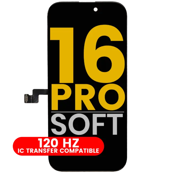 OLED Assembly For iPhone 16 Pro (Assembled: Soft) (120HZ)