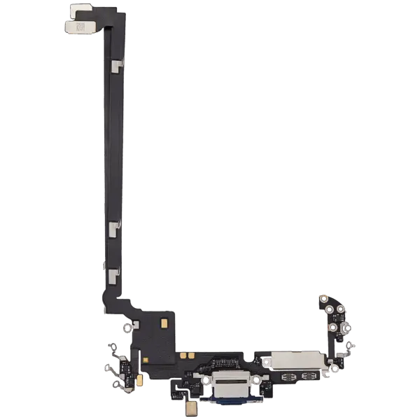 Charging Port Flex Cable For iPhone 17 Pro Max (Premium)(US Version)(Deep Blue)