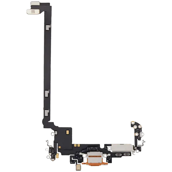 Charging Port Flex Cable For iPhone 17 Pro Max (Premium)(US Version)(Cosmic Orange)